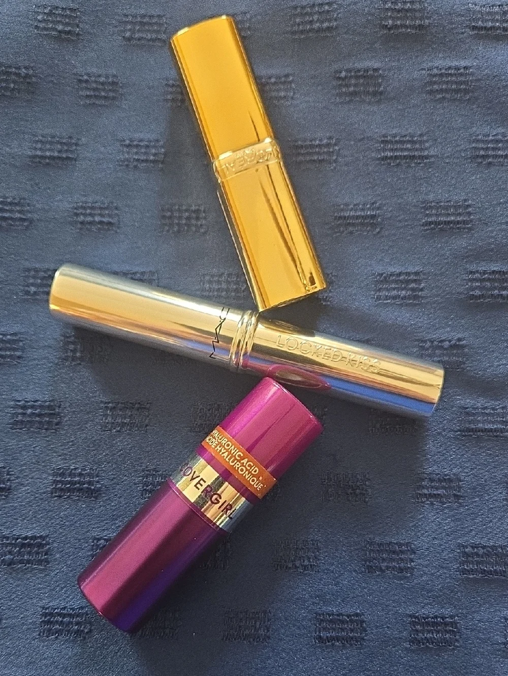 MAC, LOREAL, COVER GIRL Lipstick Trio